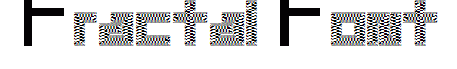 Fractal Font