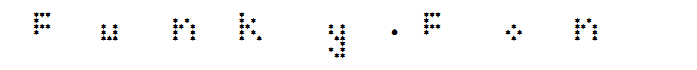 Funky Font