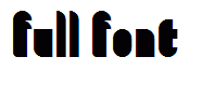 full font