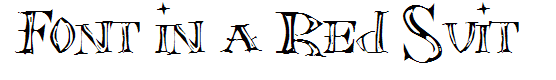 Font in a Red Suit