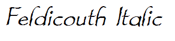 Feldicouth Italic