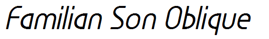 Familian Son Oblique