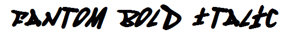 Fantom Bold Italic