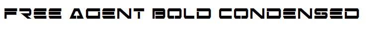 Free Agent Bold Condensed