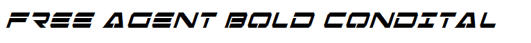 Free Agent Bold CondItal