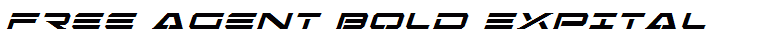 Free Agent Bold ExpItal