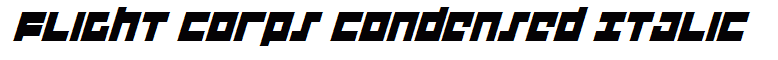 Flight Corps Condensed Italic