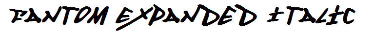 Fantom Expanded Italic