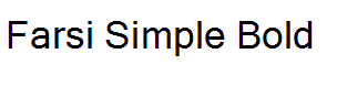Farsi Simple Bold
