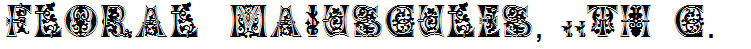 Floral Majuscules, 11th c.