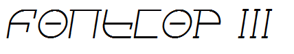 Fontcop III