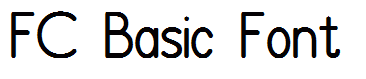 FC Basic Font
