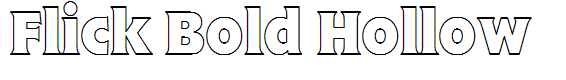 Flick Bold Hollow