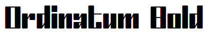 Ordinatum Bold