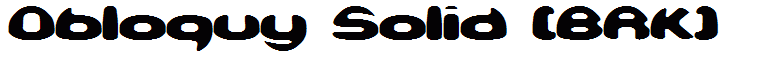 Obloquy Solid (BRK)