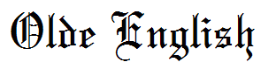 Olde English