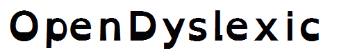OpenDyslexic