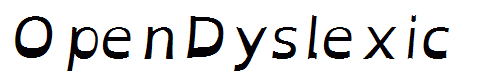 OpenDyslexic