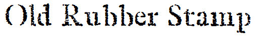 Old Rubber Stamp
