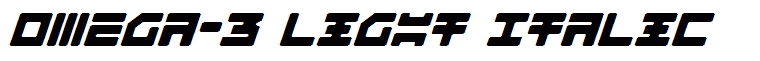 Omega-3 Light Italic