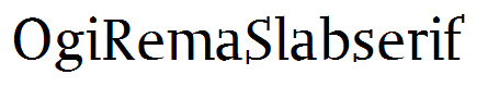 OgiRemaSlabserif