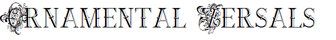 Ornamental Versals