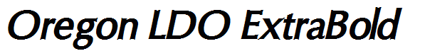 Oregon LDO ExtraBold