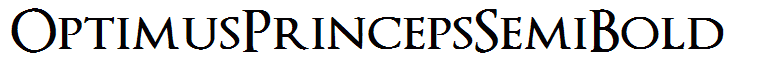 OptimusPrincepsSemiBold
