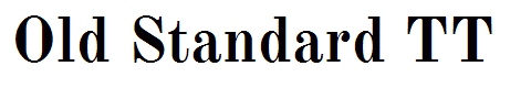 Old Standard TT