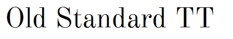 Old Standard TT