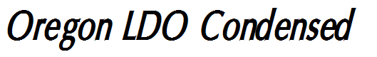 Oregon LDO Condensed