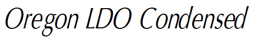 Oregon LDO Condensed