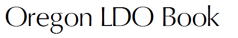 Oregon LDO Book
