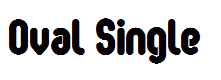Oval Single