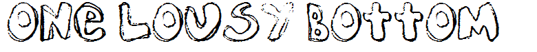 One Lousy Bottom