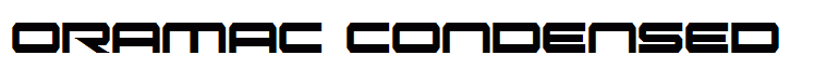 Oramac Condensed