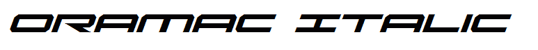 Oramac Italic