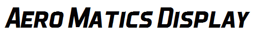 Aero Matics Display