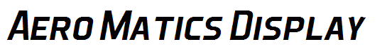 Aero Matics Display