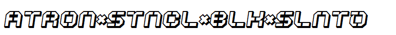 ATRON*STNCL*BLK*SLNTD