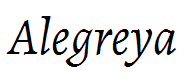 Alegreya