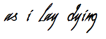 as i lay dying