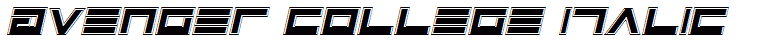 Avenger College Italic