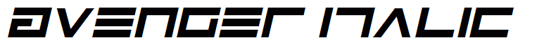 Avenger Italic