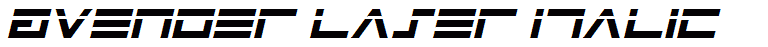 Avenger Laser Italic