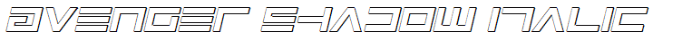 Avenger Shadow Italic