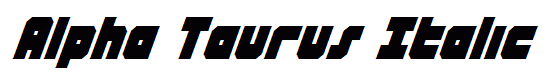Alpha Taurus Italic