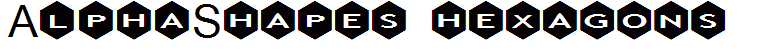 AlphaShapes hexagons