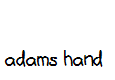 adams hand