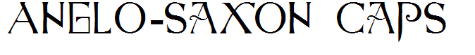 Anglo-Saxon Caps